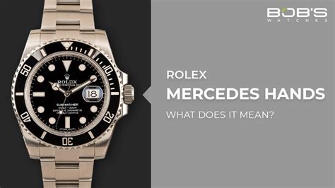 rolex perchè lancette mercedes|rolex mercedes hands meaning.